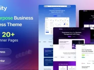 Biznity – Multipurpose Business WordPress Theme