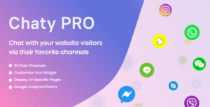 Chaty Pro – Multi-Channel Chat & Contact Widget for WordPress