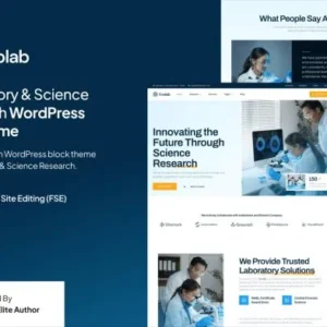 Evolab – Laboratory & Science Research WP Theme