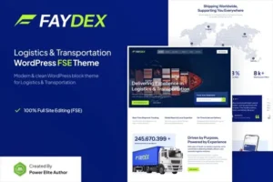 Faydex – Logistics and Transportation WP Theme