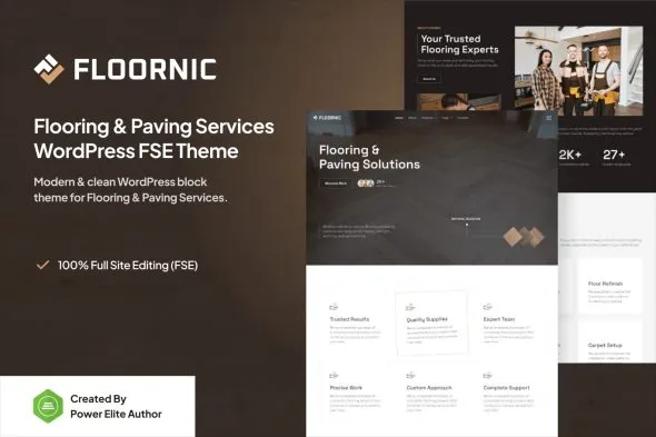 Floornic – Flooring and Paving Services WP Theme