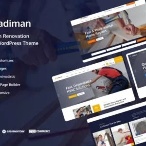 Hadiman – Handyman Renovation Services WordPress Theme