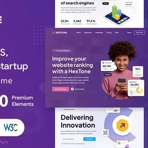 HexTone – Software, SaaS & Startup WordPress Theme