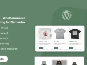 WooListing – WooCommerce Product Listing for Elementor