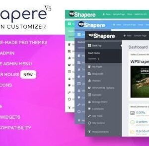 WordPress Admin Theme – WPShapere
