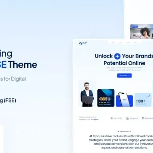 Zyno – Digital Marketing Agency Gutenverse FSE WordPress Block Theme