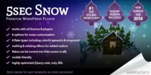 5sec Snow WordPress Plugin for wordpress