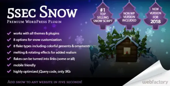 5sec Snow WordPress Plugin for wordpress
