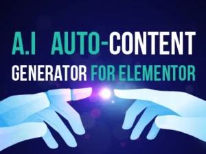A.I Auto content for Elementor for wordpress