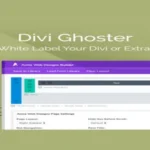 AGS Divi Ghoster for wordpress