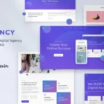 AHENCY – Creative Digital Agency Elementor Template Kit For WordPress & WooCommerce