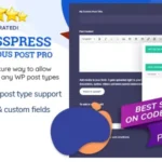 AccessPress Anonymous Post Pro for wordpress