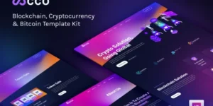 Acco – Blockchain Cryptocurrency & Bitcoin Elementor Template Kit for wordpress