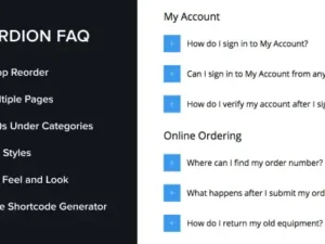 Accordion FAQ WordPress Plugin for wordpress