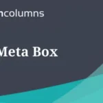 Admin Columns Pro Meta Box for wordpress