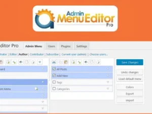 Admin Menu Editor Pro And All Addons for wordpress