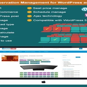 Advance Seat Reservation Management for WooCommerce for wordpress