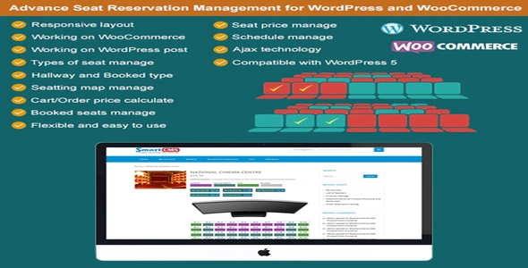 Advance Seat Reservation Management for WooCommerce for wordpress