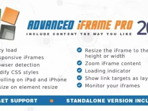 Advanced iFrame Pro for wordpress