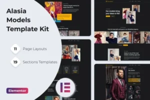 Alasia – Model Agency Elementor Template Kit For WordPress