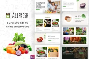 Allfresh – Grocery Store Elementor Template Kit For WordPress
