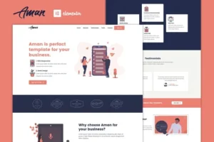 Aman – Multipurpose Elementor Template Kit For WordPress
