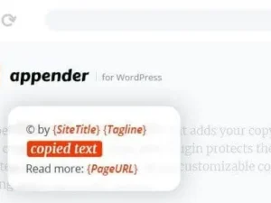 Appender – Copycat Content Protection for WordPress content protect