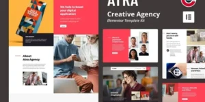 Atra – Creative Agency Elementor Template Kit For WordPress & Woocommerce