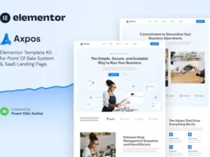 Axpos – Point Of Sale Software Elementor Template Kit For WordPress & WooCommerce