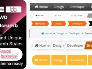 BWD Breadcrumb Addon For Elementor for wordpress