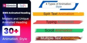 BWD Fancy Heading Addon for Elementor for wordpress