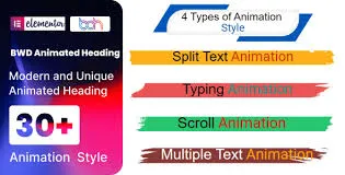 BWD Fancy Heading Addon for Elementor for wordpress