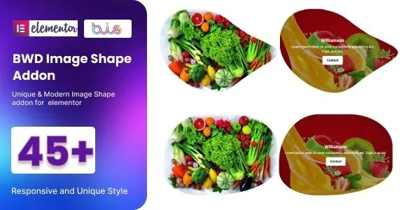 BWD Image Shape – Addon for elementor for wordpress