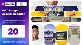 BWD Image Stack Group Addon For Elementor for wordpress