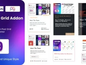 BWD Post Grid Addon for Elementor for wordpress