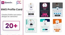 BWD Profile Card Addon For Elementor for wordpress