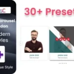BWD Team Member Carousel Addon For Elementor for wordpress