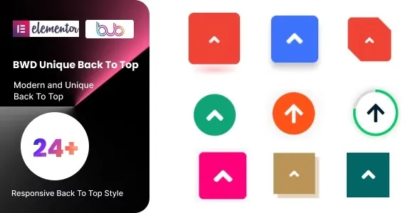 BWD Unique Back to Top addon for elementor
