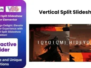 BWD Vertical Split Slideshow- Addon For Elementor for wordpress