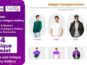 BWD WooCommerce Category Gallery Addon For Elementor for wordpress