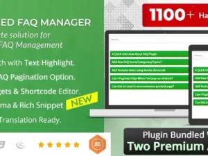 BWL Advanced FAQ Manager WordPress Plugin Woocommerce