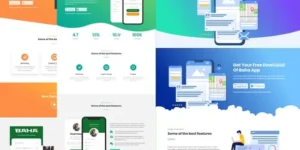 Baha – Apps Landing Elementor Template Kit For WordPress & WooCommerce