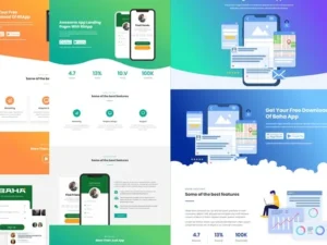 Baha – Apps Landing Elementor Template Kit For WordPress & WooCommerce