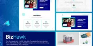 BizHawk – Corporate Agency Elementor Template Kit For WordPress & WooCommerce