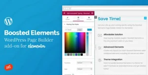 Boosted Elements – WordPress Page Builder for Elementor