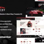 Boskery – Butcher & Meat Shop Template Kits For WordPress & WordPress