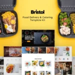 Bristol – Food Delivery & Catering Elementor Template Kit For WordPress & wooCommerce