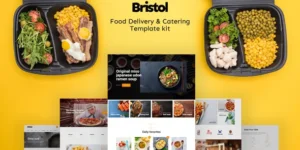 Bristol – Food Delivery & Catering Elementor Template Kit For WordPress & wooCommerce