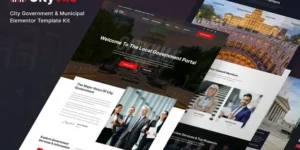 Cityvile – City Government & Municipal Elementor Template Kit for wordpress