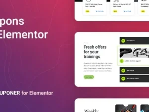 Couponer – Discount Coupons for Elementor for wordpress